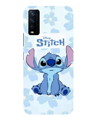 Чохол для Vivo Y12s з картинкою «Stitch серед квітів» Чохол для Vivo Y12s з картинкою «Stitch серед квітів»