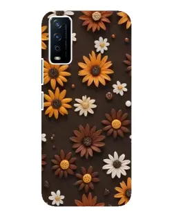 Чохол для Vivo Y12s з картинкою «Візерунок з маленьких соняшників» Чохол для Vivo Y12s з картинкою «Візерунок з маленьких соняшників»
