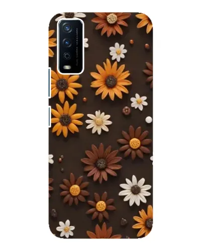 Чохол для Vivo Y12s з картинкою «Візерунок з маленьких соняшників» Чохол для Vivo Y12s з картинкою «Візерунок з маленьких соняшників»