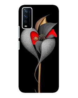 Чохол для Vivo Y12s з картинкою «Срібна фантазійна квітка» Чохол для Vivo Y12s з картинкою «Срібна фантазійна квітка»