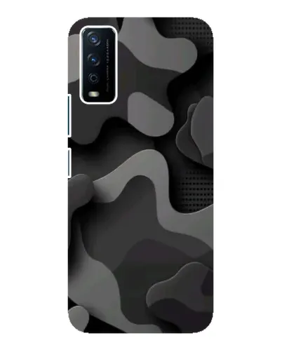 Чохол для Vivo Y12s з картинкою «Темний абстрактний камуфляж» Чохол для Vivo Y12s з картинкою «Темний абстрактний камуфляж»