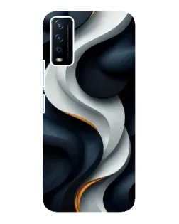 Чохол для Vivo Y12s з картинкою «Об'ємні чорно-білі стрічки» Чохол для Vivo Y12s з картинкою «Об'ємні чорно-білі стрічки»