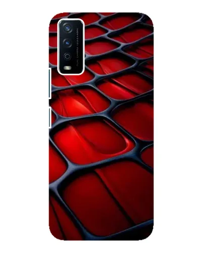 Чохол для Vivo Y12s з картинкою «Червона глянцева сітка» Чохол для Vivo Y12s з картинкою «Червона глянцева сітка»