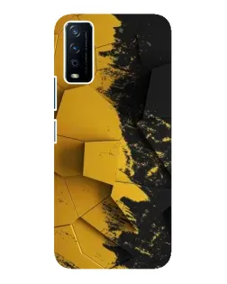 Чохол для Vivo Y12s з картинкою «Золоті уламки геометрії»