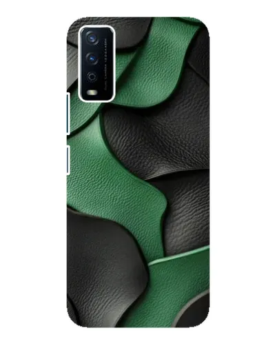 Чохол для Vivo Y12s з картинкою «Зелені шкіряні хвилі» Чохол для Vivo Y12s з картинкою «Зелені шкіряні хвилі»