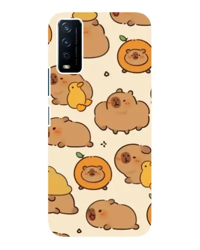 Чохол для Vivo Y12s з картинкою «Капібари з апельсинами» Чохол для Vivo Y12s з картинкою «Капібари з апельсинами»