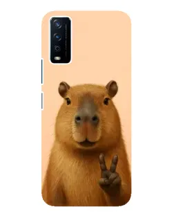 Чохол для Vivo Y12s з картинкою «Капібара вікторія» Чохол для Vivo Y12s з картинкою «Капібара вікторія»