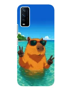 Чохол для Vivo Y12s з картинкою «Морська капібара» Чохол для Vivo Y12s з картинкою «Морська капібара»