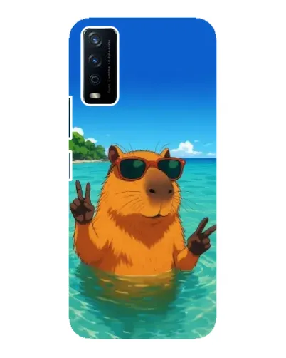 Чохол для Vivo Y12s з картинкою «Морська капібара» Чохол для Vivo Y12s з картинкою «Морська капібара»