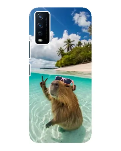 Чохол для Vivo Y12s з картинкою «Капібара на морі» Чохол для Vivo Y12s з картинкою «Капібара на морі»