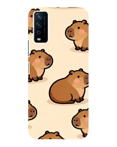 Чохол для Vivo Y12s з картинкою «Паттерн милих капібар» Чохол для Vivo Y12s з картинкою «Паттерн милих капібар»