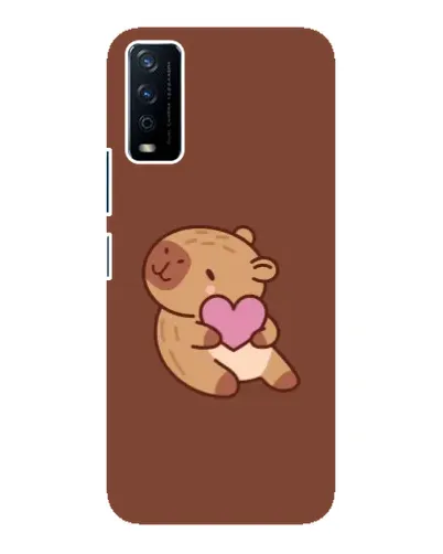Чохол для Vivo Y12s з картинкою «Капібара з серцем» Чохол для Vivo Y12s з картинкою «Капібара з серцем»