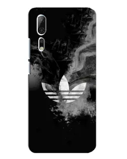 Чехол для ZTE Axon 10 Pro с картинкой «Абстрактный дым Adidas»