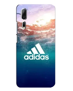 Чехол для ZTE Axon 10 Pro с картинкой «Океанская глубина адидас»