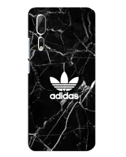 Чехол для ZTE Axon 10 Pro с картинкой «Белый мрамор Adidas»