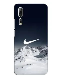Чехол для ZTE Axon 10 Pro с картинкой «Nike — зимние горы» Чехол для ZTE Axon 10 Pro с картинкой «Nike — зимние горы»