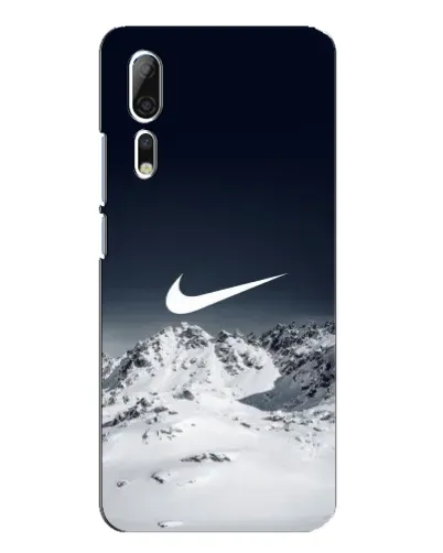 Чехол для ZTE Axon 10 Pro с картинкой «Nike — зимние горы» Чехол для ZTE Axon 10 Pro с картинкой «Nike — зимние горы»