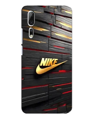 Чехол для ZTE Axon 10 Pro с картинкой «Золотой Nike на металле» Чехол для ZTE Axon 10 Pro с картинкой «Золотой Nike на металле»