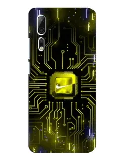 Чехол для ZTE Axon 10 Pro с картинкой «Nike — золотая искра» Чехол для ZTE Axon 10 Pro с картинкой «Nike — золотая искра»
