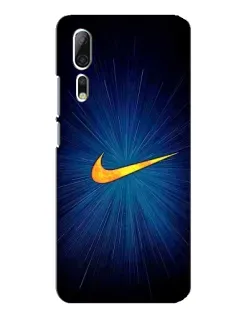 Чехол для ZTE Axon 10 Pro с картинкой «Синий пульс Nike» Чехол для ZTE Axon 10 Pro с картинкой «Синий пульс Nike»