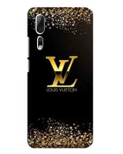 Чехол для ZTE Axon 10 Pro с картинкой «LV — золотые искры»