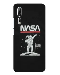 Чехол для ZTE Axon 10 Pro с картинкой «NASA — шагаем по Луне» Чехол для ZTE Axon 10 Pro с картинкой «NASA — шагаем по Луне»
