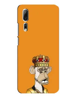 Чохол для ZTE Axon 10 Pro з картинкою «Золота мавпа Bored Ape»