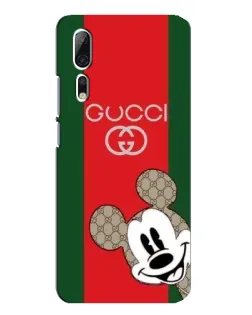Чехол для ZTE Axon 10 Pro с картинкой «Gucci — полосы и Микки» Чехол для ZTE Axon 10 Pro с картинкой «Gucci — полосы и Микки»