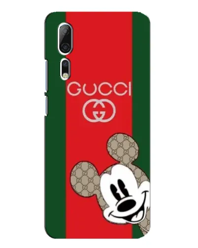 Чехол для ZTE Axon 10 Pro с картинкой «Gucci — полосы и Микки» Чехол для ZTE Axon 10 Pro с картинкой «Gucci — полосы и Микки»