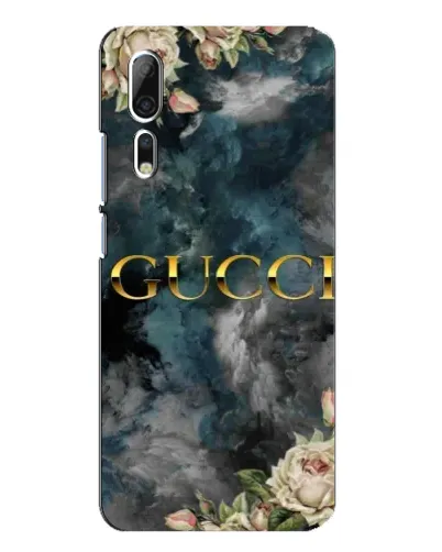 Чехол для ZTE Axon 10 Pro с картинкой «Абстрактные цветы Gucci» Чехол для ZTE Axon 10 Pro с картинкой «Абстрактные цветы Gucci»
