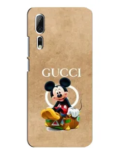 Чехол для ZTE Axon 10 Pro с картинкой «Микки Маус Gucci — крафт» Чехол для ZTE Axon 10 Pro с картинкой «Микки Маус Gucci — крафт»