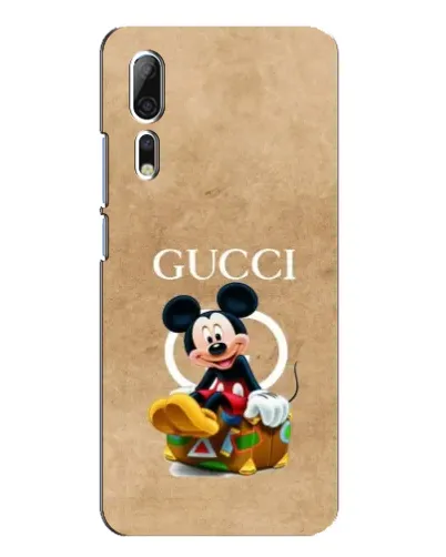Чехол для ZTE Axon 10 Pro с картинкой «Микки Маус Gucci — крафт» Чехол для ZTE Axon 10 Pro с картинкой «Микки Маус Gucci — крафт»