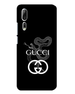 Чехол для ZTE Axon 10 Pro с картинкой «Gucci — серебряная змея» Чехол для ZTE Axon 10 Pro с картинкой «Gucci — серебряная змея»