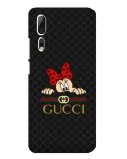 Чехол для ZTE Axon 10 Pro с картинкой «Минни Маус Gucci — черный» Чехол для ZTE Axon 10 Pro с картинкой «Минни Маус Gucci — черный»