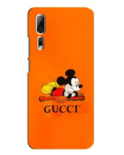 Чехол для ZTE Axon 10 Pro с картинкой «Микки Маус Gucci — оранж» Чехол для ZTE Axon 10 Pro с картинкой «Микки Маус Gucci — оранж»