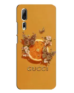 Чехол для ZTE Axon 10 Pro с картинкой «Gucci — золотые бабочки» Чехол для ZTE Axon 10 Pro с картинкой «Gucci — золотые бабочки»