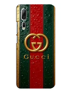Чехол для ZTE Axon 10 Pro с картинкой «Gucci — фирменная полоса и золото» Чехол для ZTE Axon 10 Pro с картинкой «Gucci — фирменная полоса и золото»