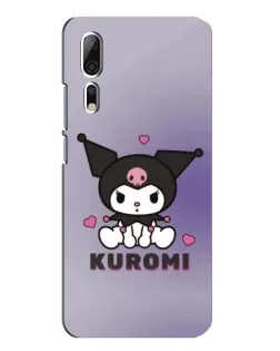 Чехол для ZTE Axon 10 Pro с картинкой «Kuromi — фиолетовый арт» Чехол для ZTE Axon 10 Pro с картинкой «Kuromi — фиолетовый арт»