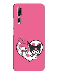 Чехол для ZTE Axon 10 Pro с картинкой «Kuromi и My Melody» Чехол для ZTE Axon 10 Pro с картинкой «Kuromi и My Melody»