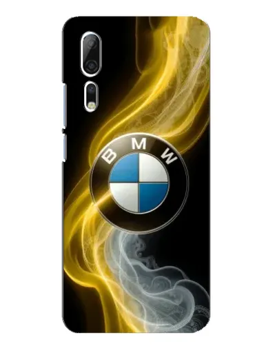 Чехол для ZTE Axon 10 Pro с картинкой «Золотистый дым BMW»