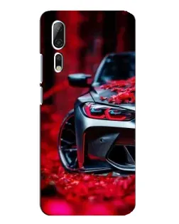 Чехол для ZTE Axon 10 Pro с картинкой «Спортивная BMW и цветы» Чехол для ZTE Axon 10 Pro с картинкой «Спортивная BMW и цветы»