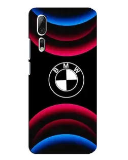 Чехол для ZTE Axon 10 Pro с картинкой «Логотип BMW и неоновые дуги» Чехол для ZTE Axon 10 Pro с картинкой «Логотип BMW и неоновые дуги»