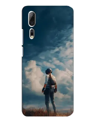 Чехол для ZTE Axon 10 Pro с картинкой «Герой PUBG на скале» Чехол для ZTE Axon 10 Pro с картинкой «Герой PUBG на скале»