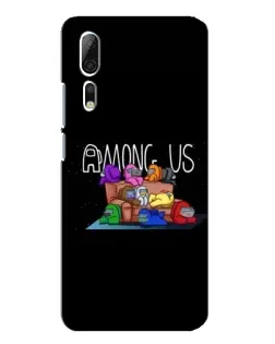 Чохол для ZTE Axon 10 Pro з картинкою «Логотип Among Us»