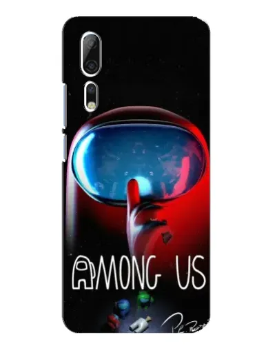 Чехол для ZTE Axon 10 Pro с картинкой «Красный импостер — макро» Чехол для ZTE Axon 10 Pro с картинкой «Красный импостер — макро»