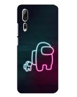 Чехол для ZTE Axon 10 Pro с картинкой «Among Us неон-арт» Чехол для ZTE Axon 10 Pro с картинкой «Among Us неон-арт»