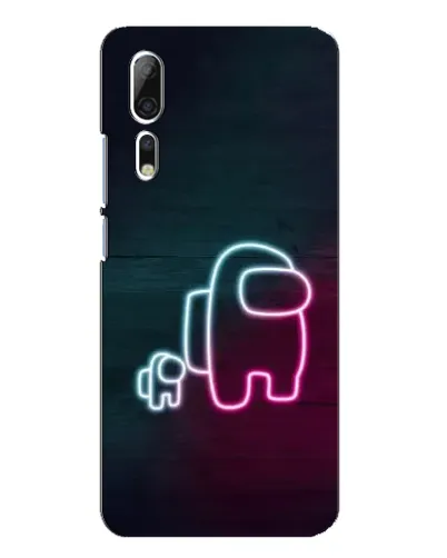 Чехол для ZTE Axon 10 Pro с картинкой «Among Us неон-арт» Чехол для ZTE Axon 10 Pro с картинкой «Among Us неон-арт»