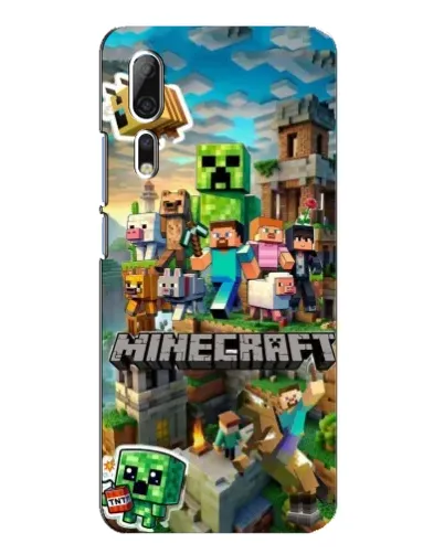 Чехол для ZTE Axon 10 Pro с картинкой «Замок Minecraft» Чехол для ZTE Axon 10 Pro с картинкой «Замок Minecraft»