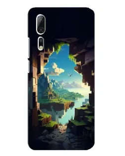 Чохол для ZTE Axon 10 Pro з картинкою «Вид з печери»