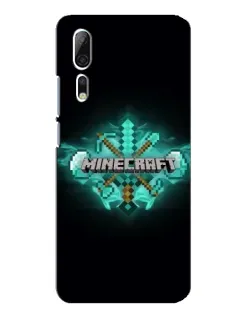 Чохол для ZTE Axon 10 Pro з картинкою «Minecraft Diamond лого»